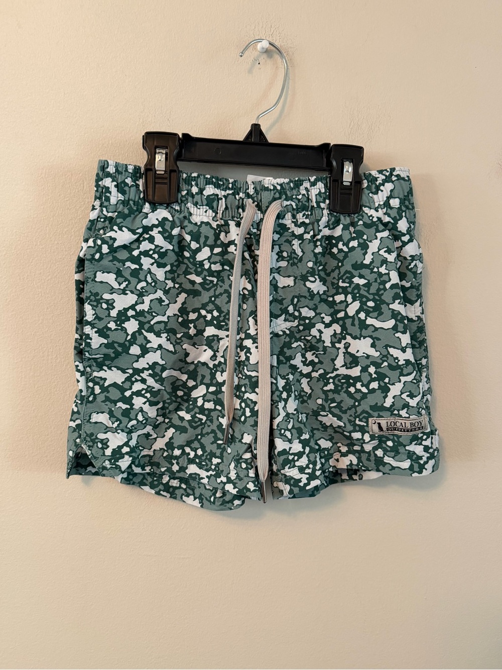 Local Boy Green Camo Shorts